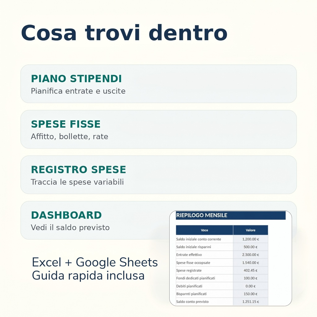 Planner Budget Stipendio